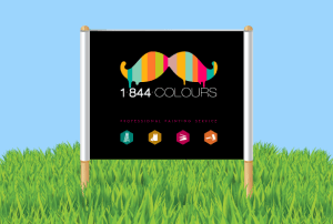 Lawn Signs for Painting Business by New Design Group