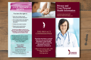 Leaflet design for Health Service by New Design Group