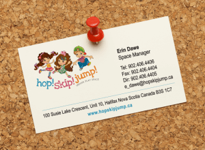 Business Card Design for Kids Company by New Design Group