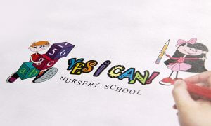 Yes I can nursery school logo